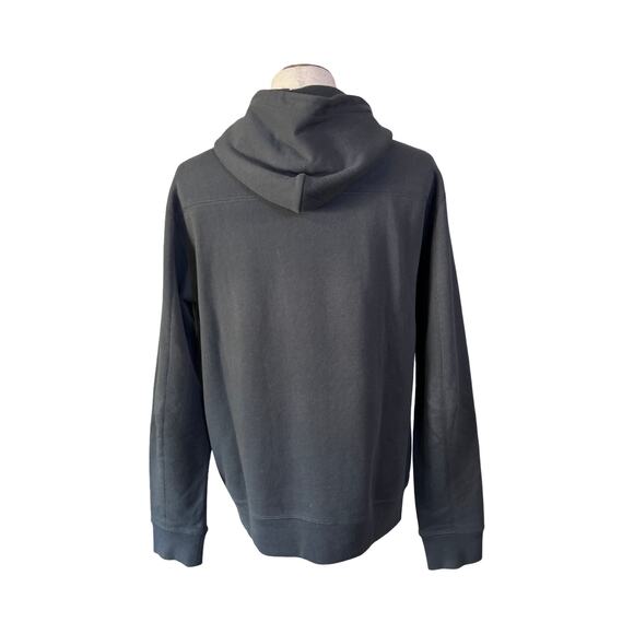 John Elliott Full Zip Hoodie Washed Charcoal Size 3 (L) Made in USA 100% Cotton - Picture 7 of 7